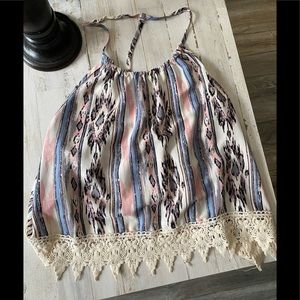 Vintage Havana T strap halter